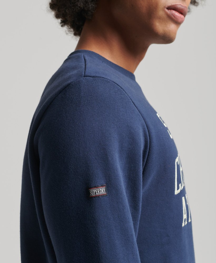 bluza sportowa vintage gym w kolorze lauren navy