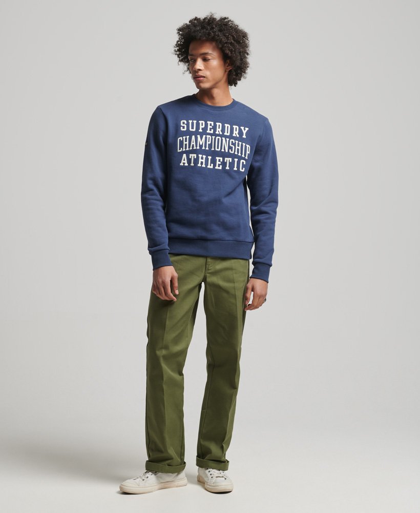 bluza sportowa vintage gym w kolorze lauren navy