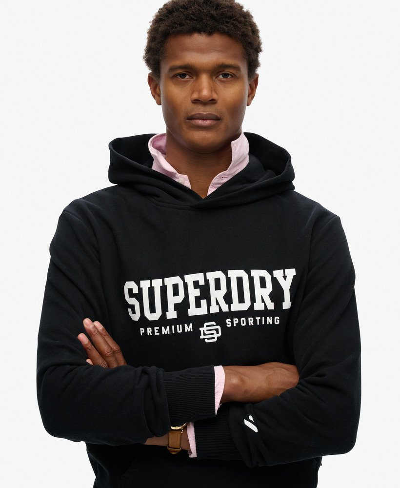 bluza z kapturem core sport w kolorze czarnym