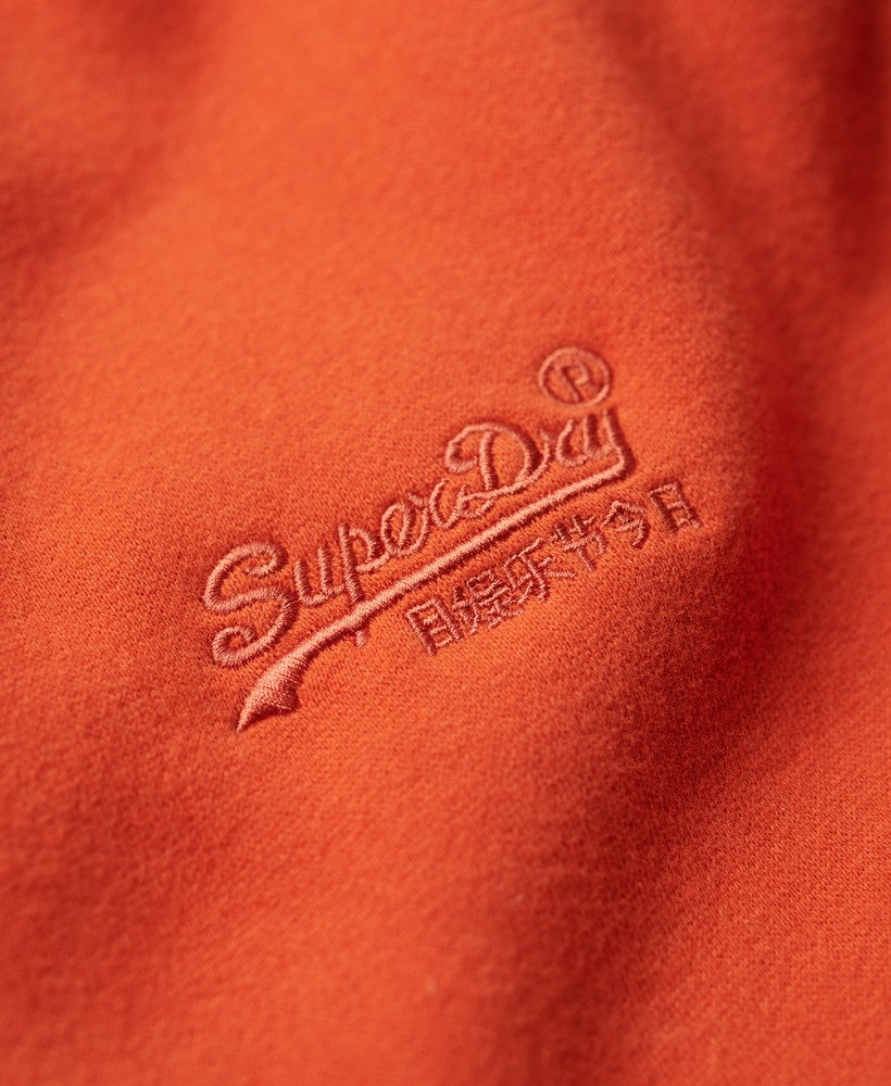 bluza z kapturem essential logo w kolorze denim co rust orange
