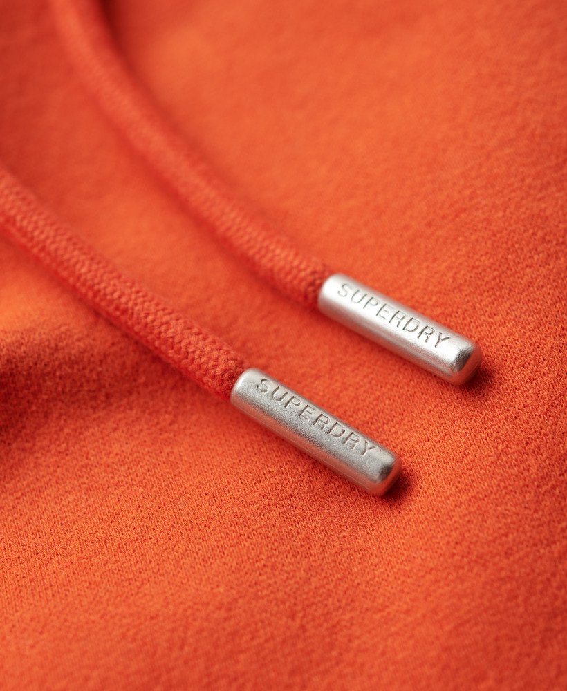 bluza z kapturem essential logo w kolorze denim co rust orange