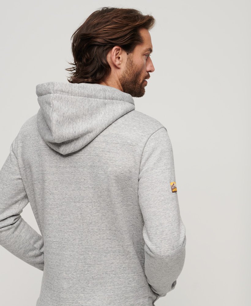 klasyczna bluza z kapturem core logo w kolorze athletic grey marl