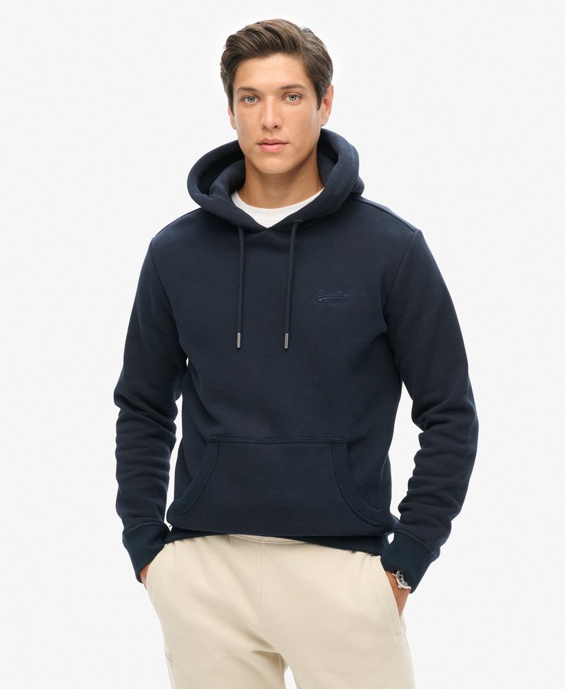 bluza z kapturem essential logo w kolorze eclipse navy