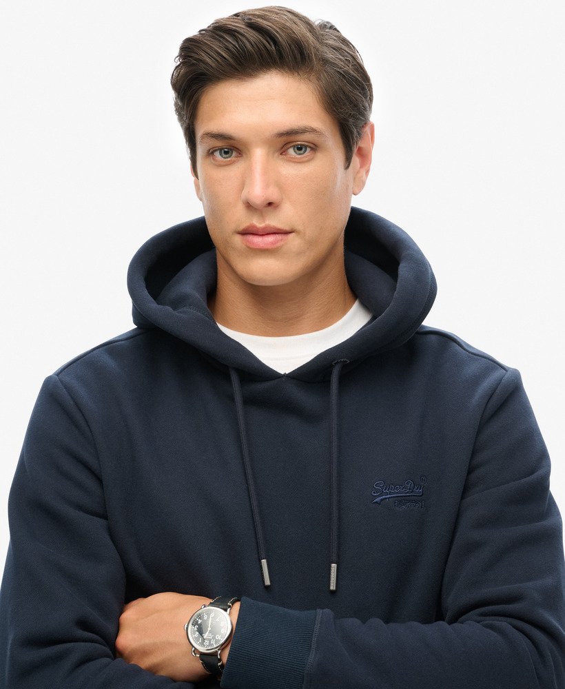 bluza z kapturem essential logo w kolorze eclipse navy