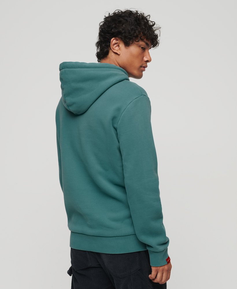 bluza z kapturem neon vintage logo w kolorze hydro blue