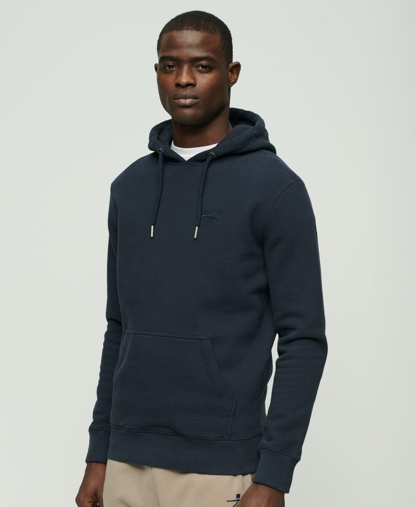 bluza z kapturem essential logo w kolorze eclipse navy