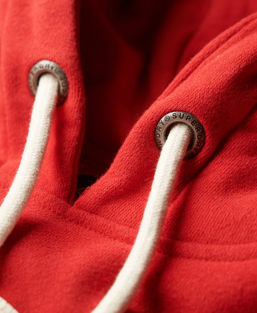 bluza z kapturem track field athletic graphic w kolorze ferra red marl