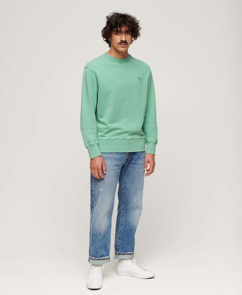 bluza vintage washed w kolorze laguny aqua