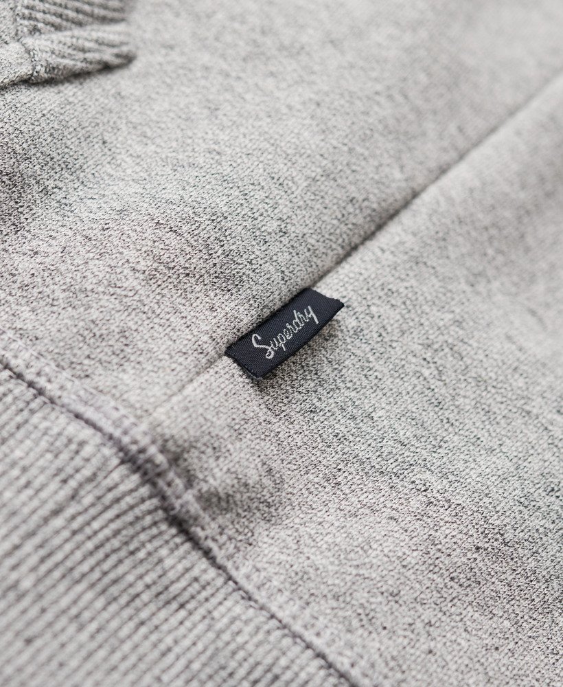 bluza z kapturem z wytłoczonym logo vintage w kolorze jasnoszarym true grit