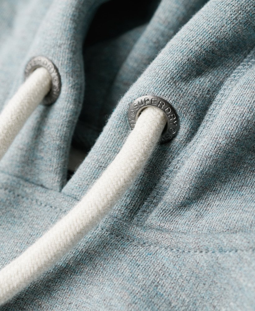 klasyczna bluza z kapturem core logo w kolorze coastal blue grit