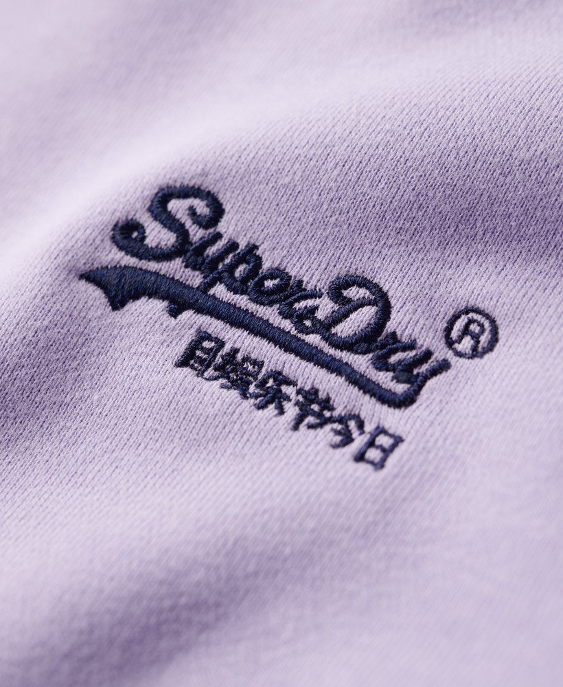 bluza essential logo crew w kolorze jasnofioletowym