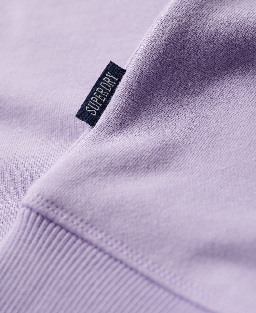 bluza essential logo crew w kolorze jasnofioletowym