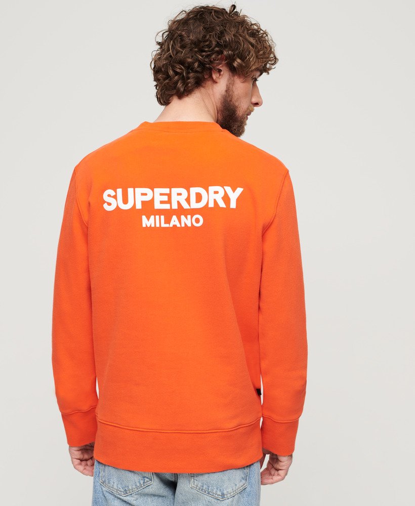 bluza sportowa z luźnym dekoltem w kolorze czerwieni pomidorowej