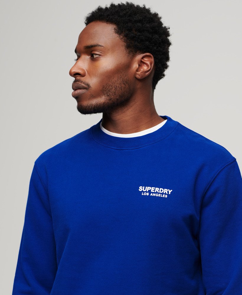 bluza sportowa loose crew w kolorze mazarine blue