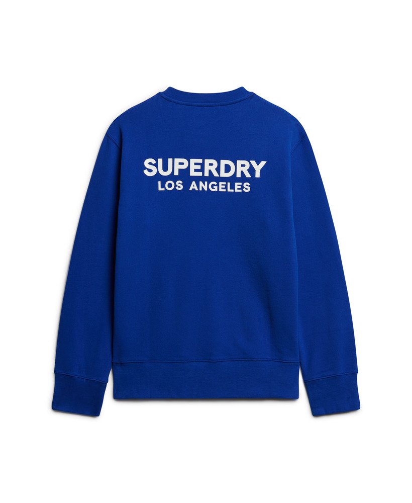 bluza sportowa loose crew w kolorze mazarine blue