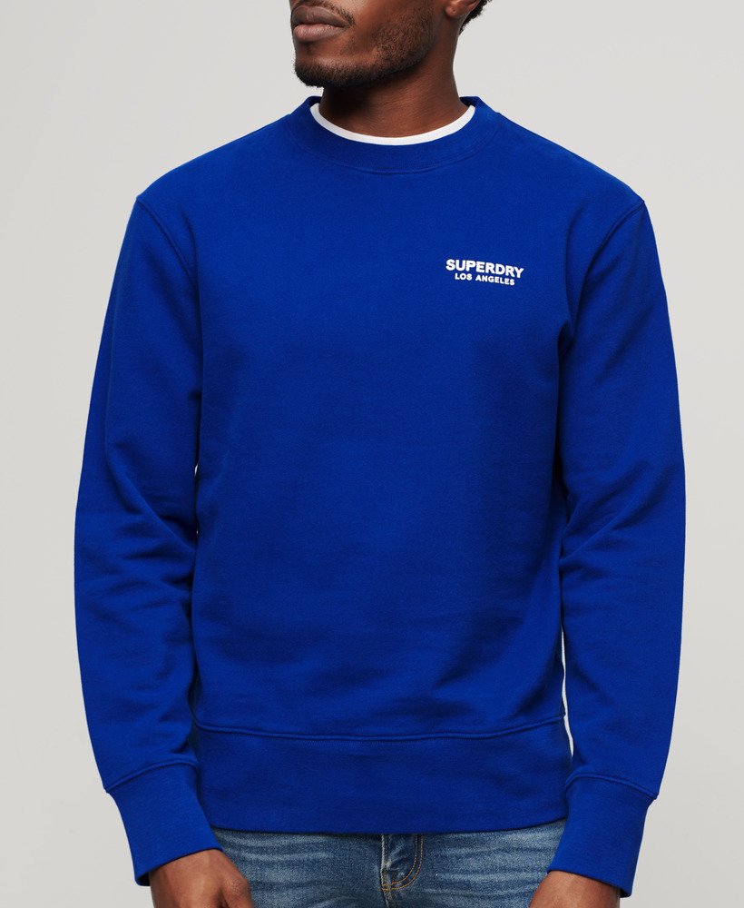 bluza sportowa loose crew w kolorze mazarine blue