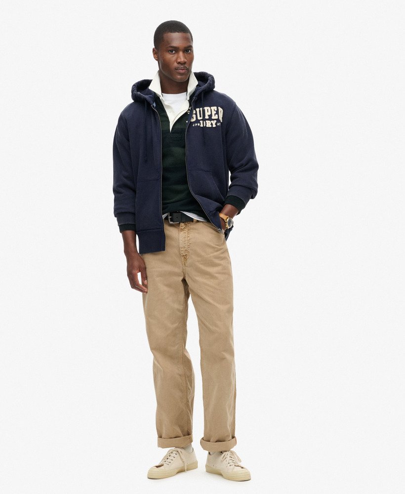 bluza z kapturem vintage athletic w kolorze rich navy