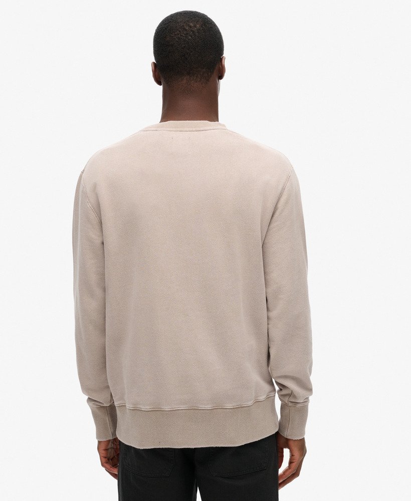 bluza mechanic loose fit crew w kolorze moonrock