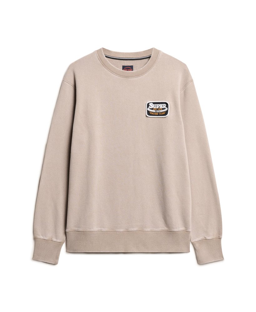 bluza mechanic loose fit crew w kolorze moonrock