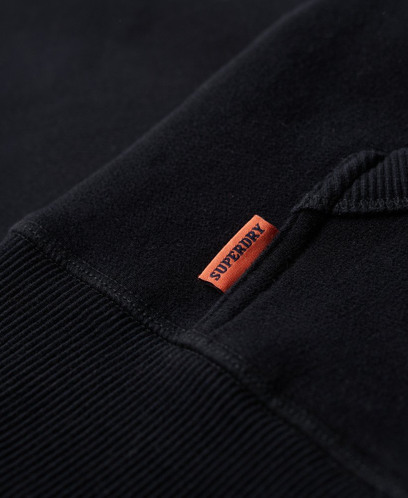 bluza z kapturem essential logo w kolorze czarnym