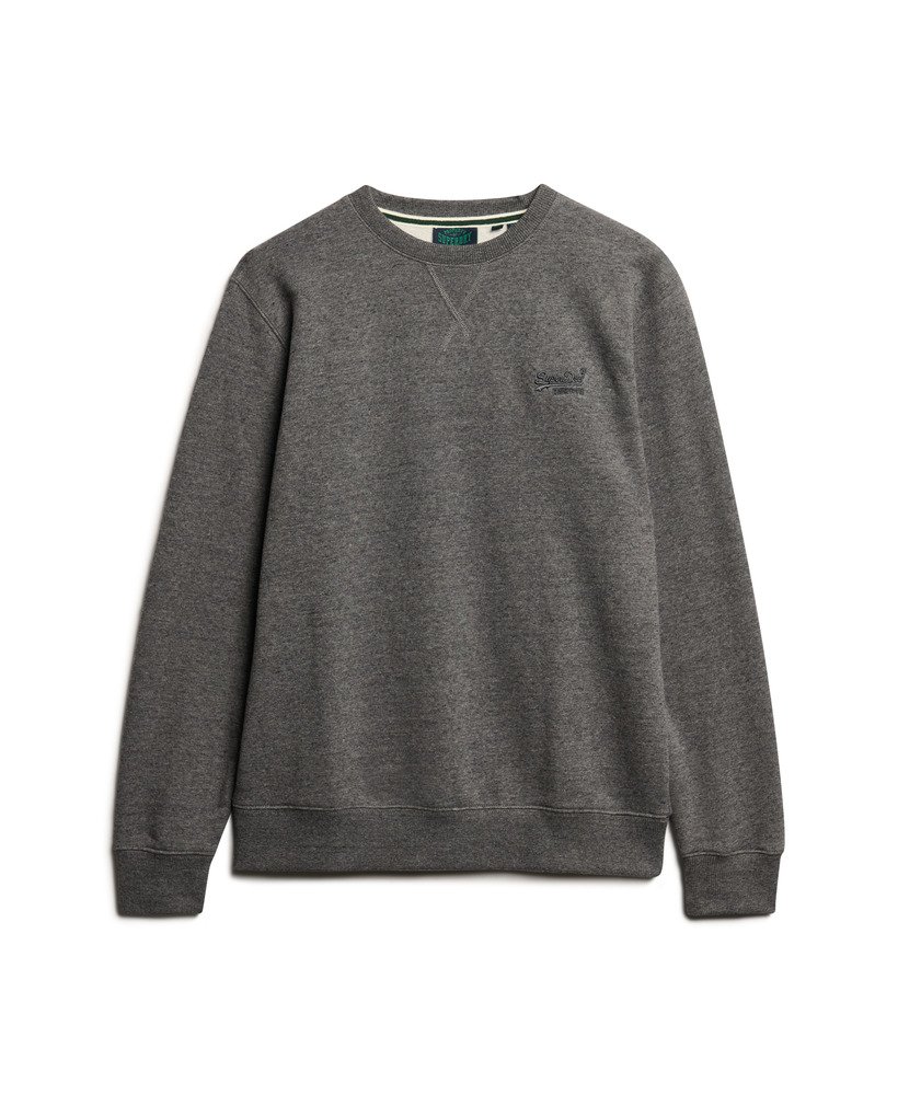 bluza essential logo crew w kolorze carbon grey marl