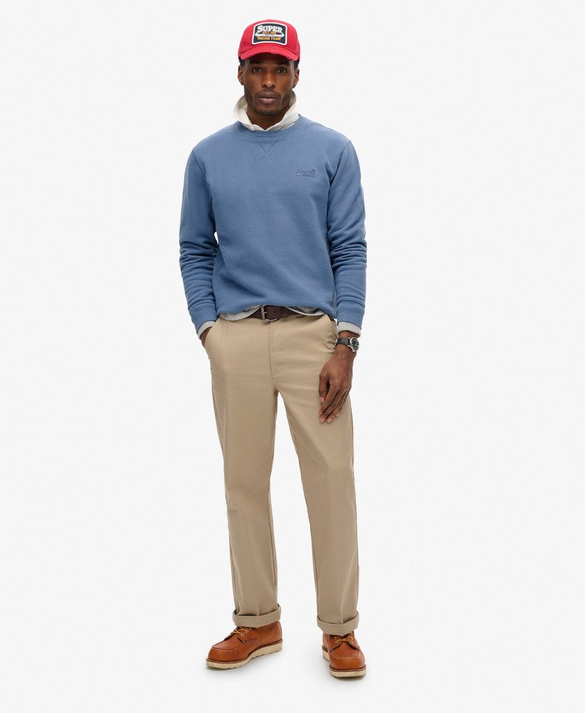 bluza essential logo crew w kolorze moonlight blue