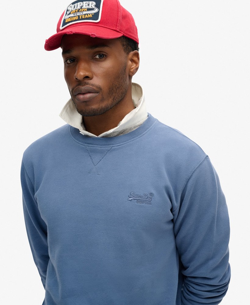 bluza essential logo crew w kolorze moonlight blue