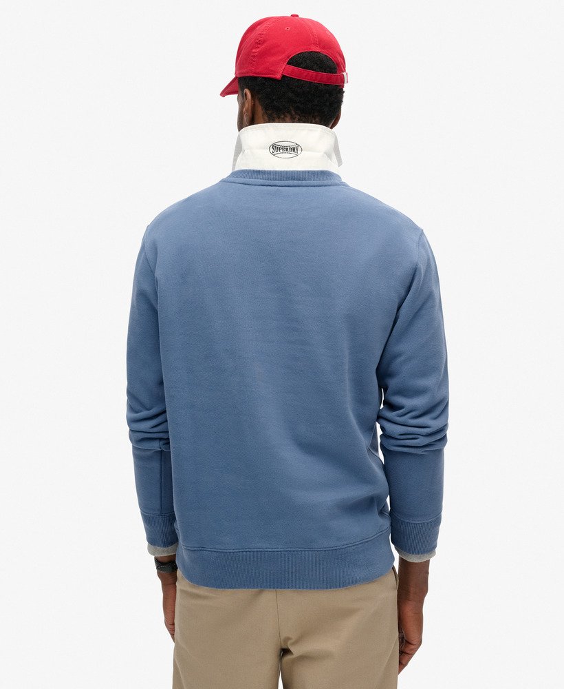 bluza essential logo crew w kolorze moonlight blue