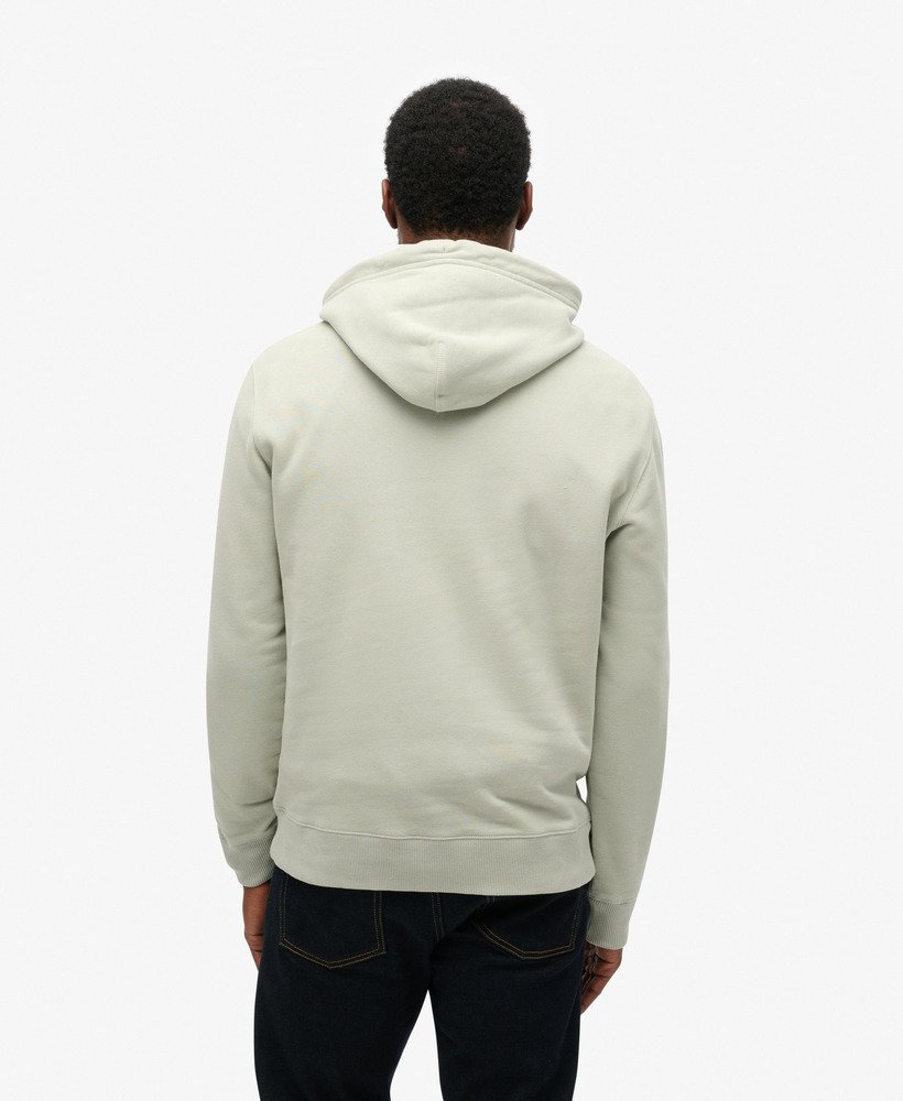 bluza z kapturem core logo fade loose w kolorze puritan grey