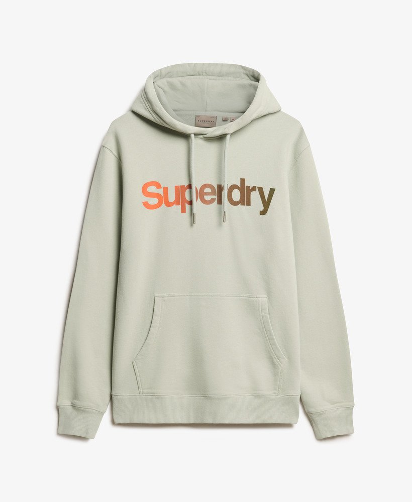 bluza z kapturem core logo fade loose w kolorze puritan grey