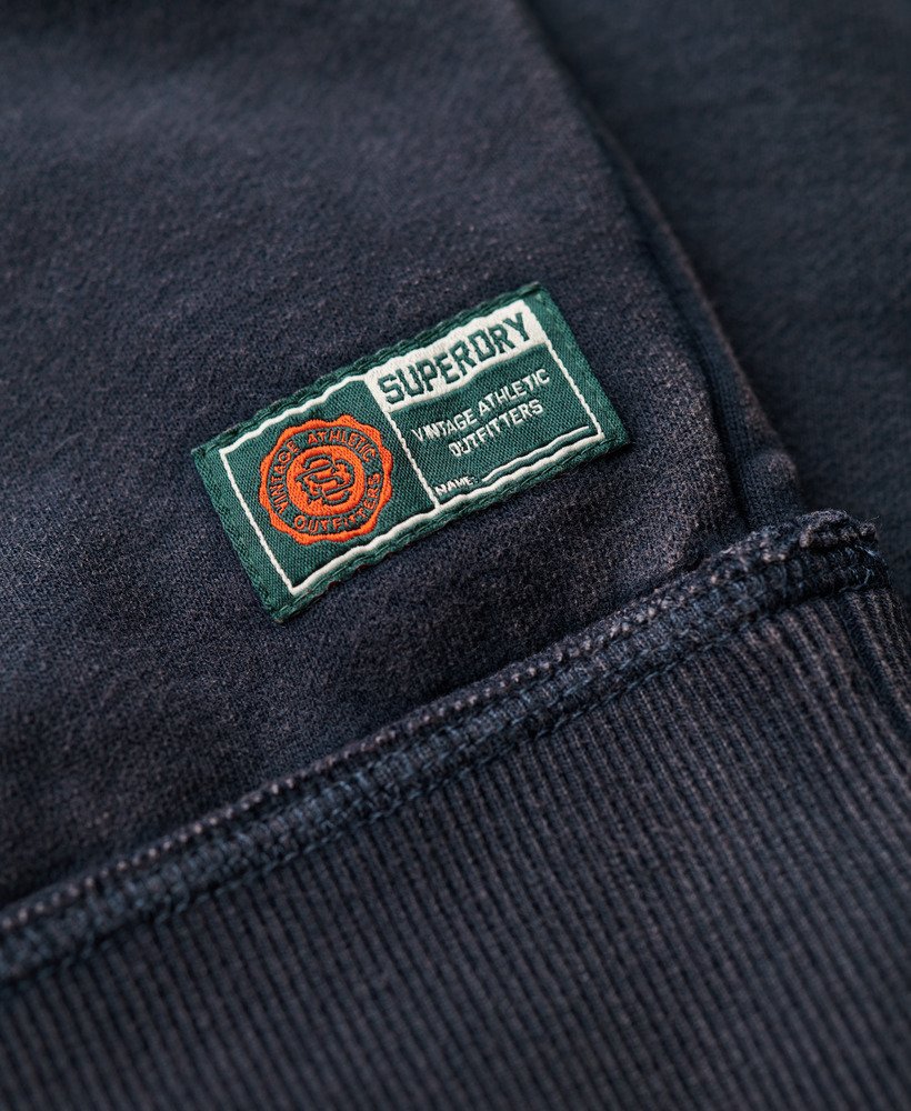 bluza sportowa vintage z okrągłym dekoltem w kolorze rich navy