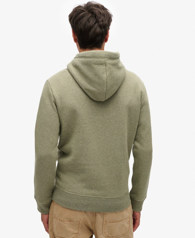 bluza z kapturem essential logo w kolorze oliwkowo-zielonym martini grit