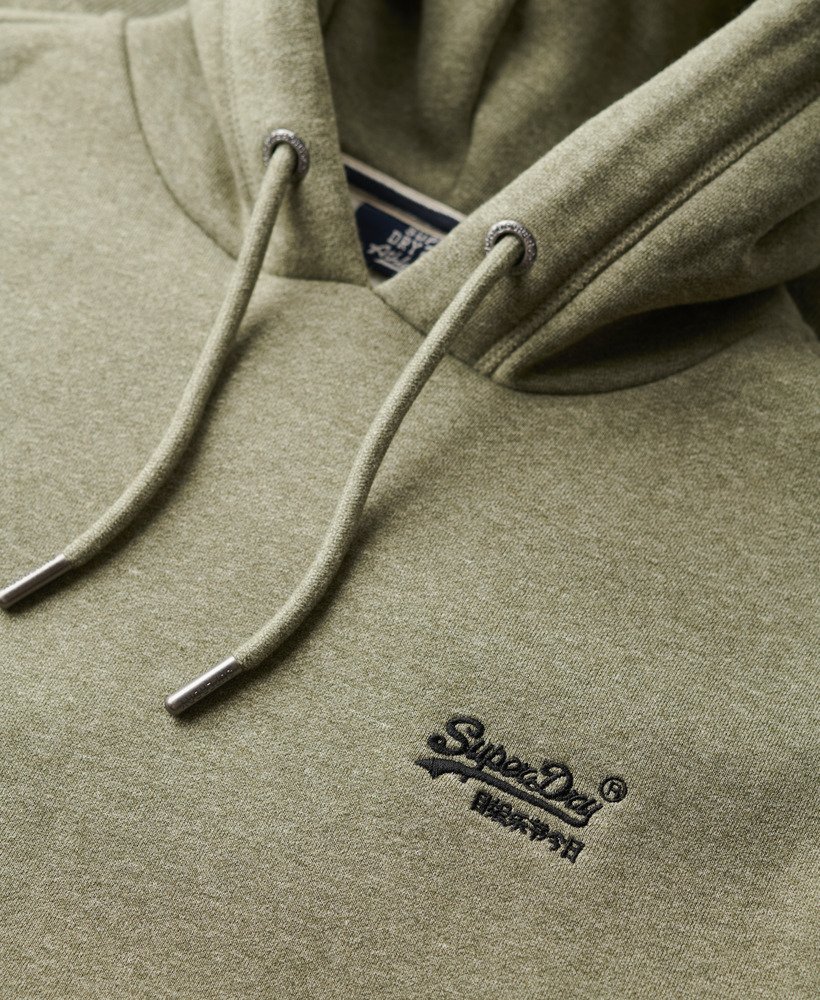 bluza z kapturem essential logo w kolorze oliwkowo-zielonym martini grit
