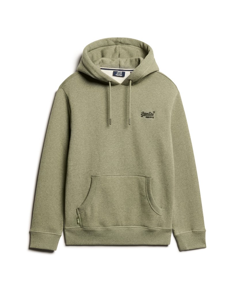 bluza z kapturem essential logo w kolorze oliwkowo-zielonym martini grit