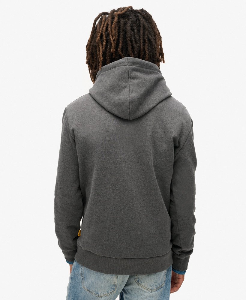 bluza z kapturem outdoor graphic w kolorze granite grey marl