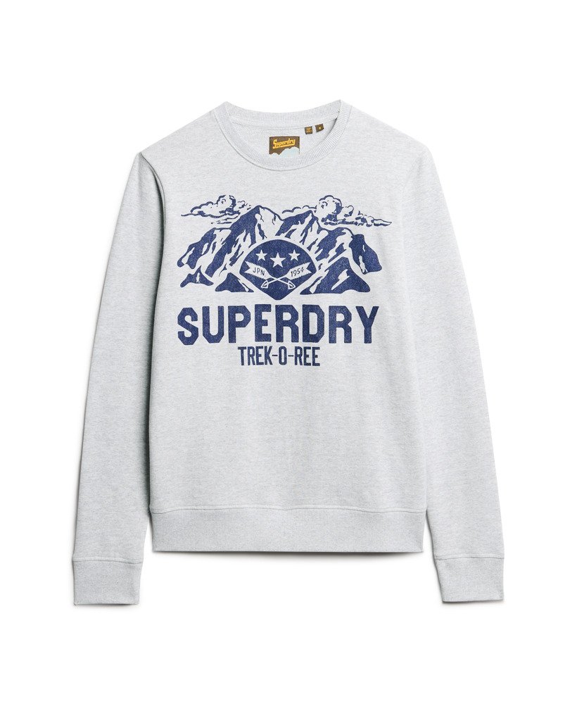 bluza z nadrukiem outdoors w kolorze flake grey marl