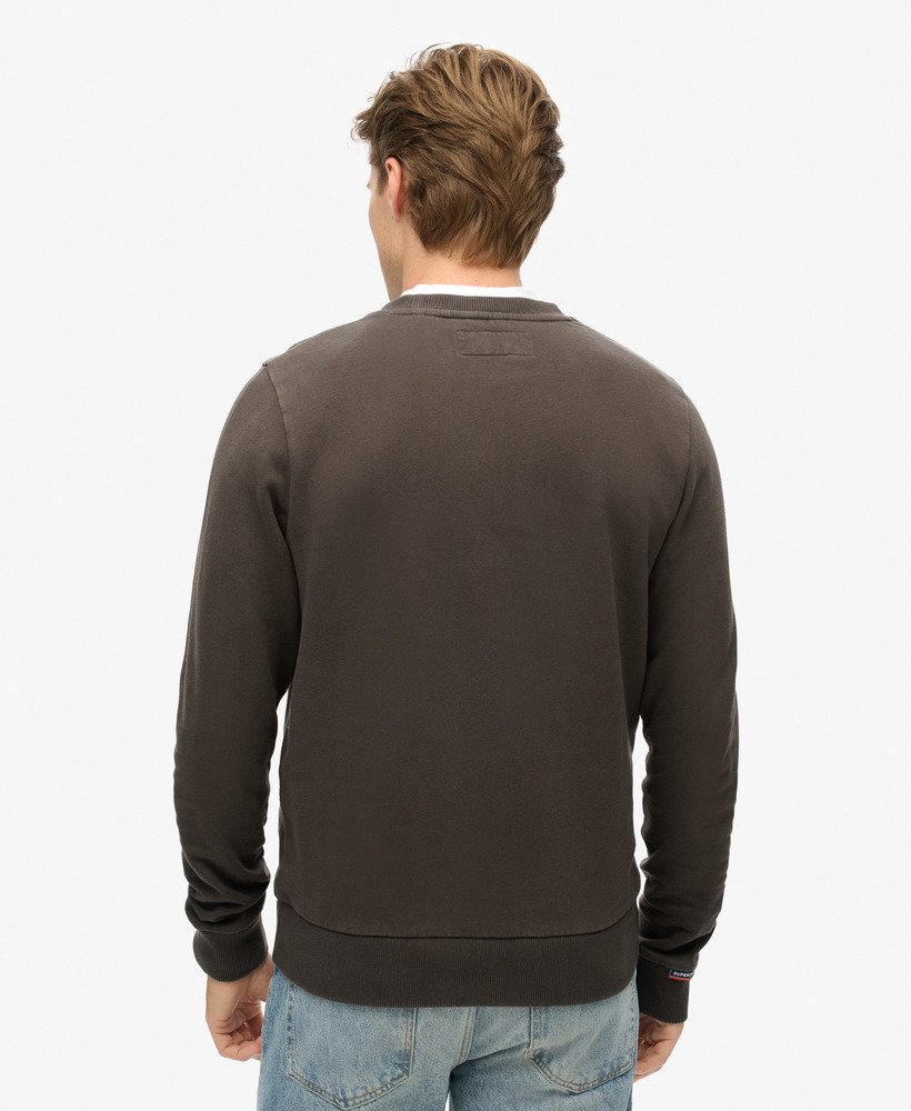 sportowa bluza z nadrukiem w kolorze bison black
