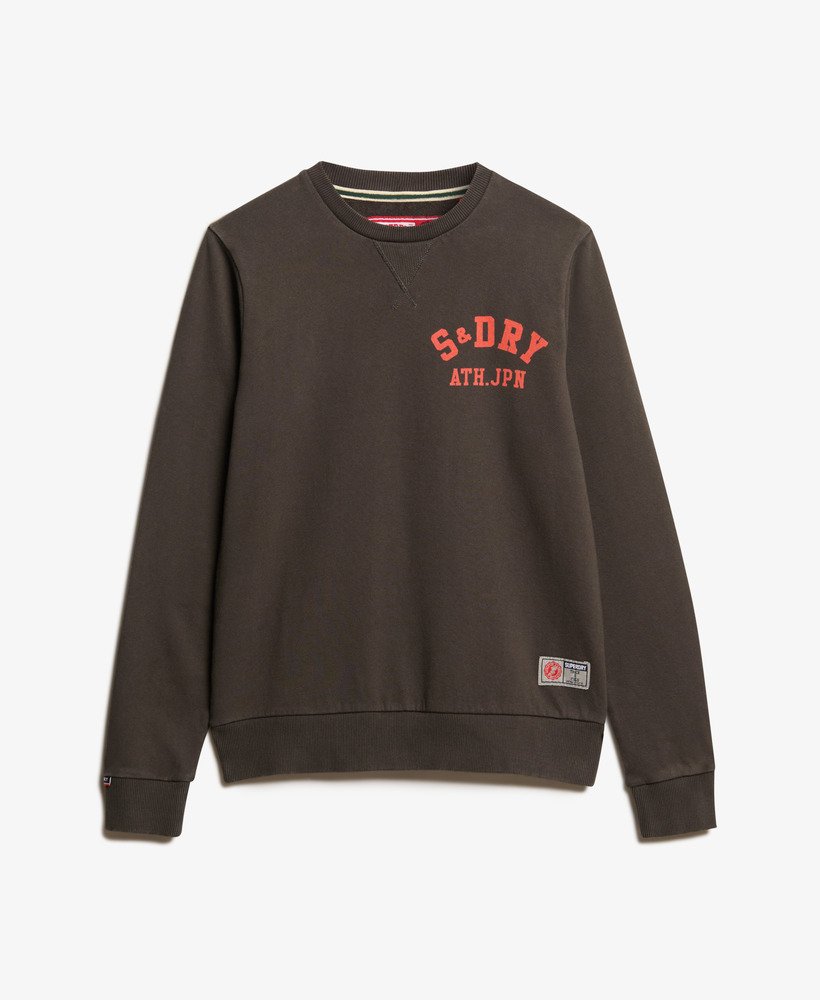 sportowa bluza z nadrukiem w kolorze bison black