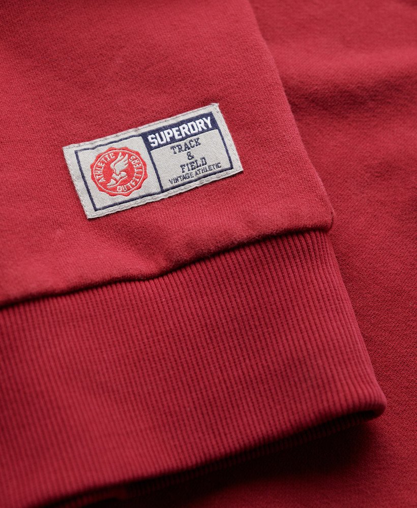 bluza sportowa z nadrukiem w kolorze bordowo-czerwonym
