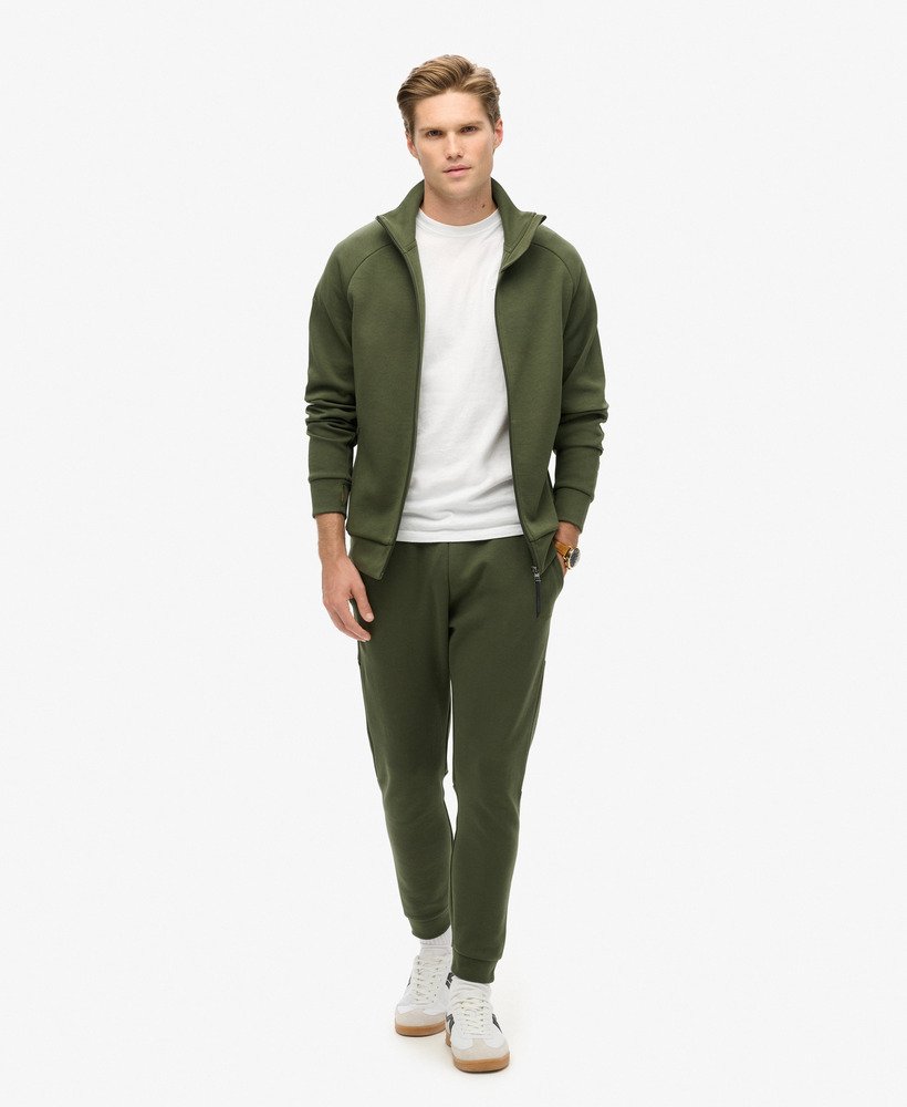 bluza dresowa tech loose w kolorze ciemnej zieleni mchu