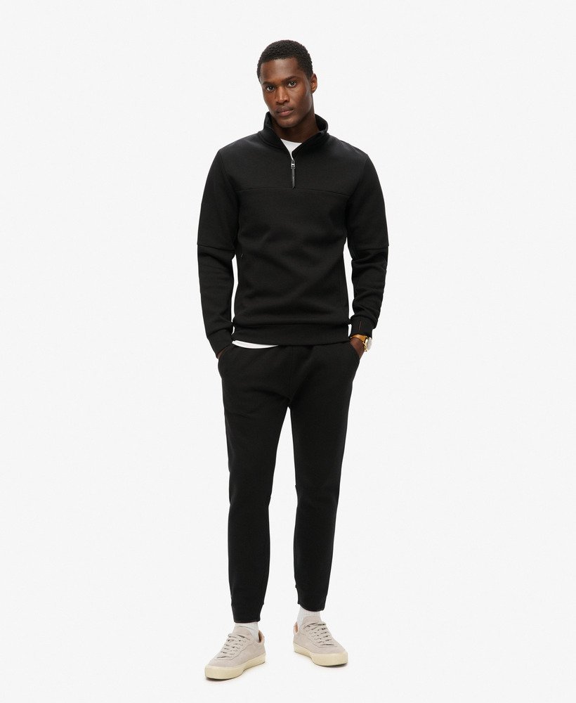 bluza tech loose half zip w kolorze czarnym