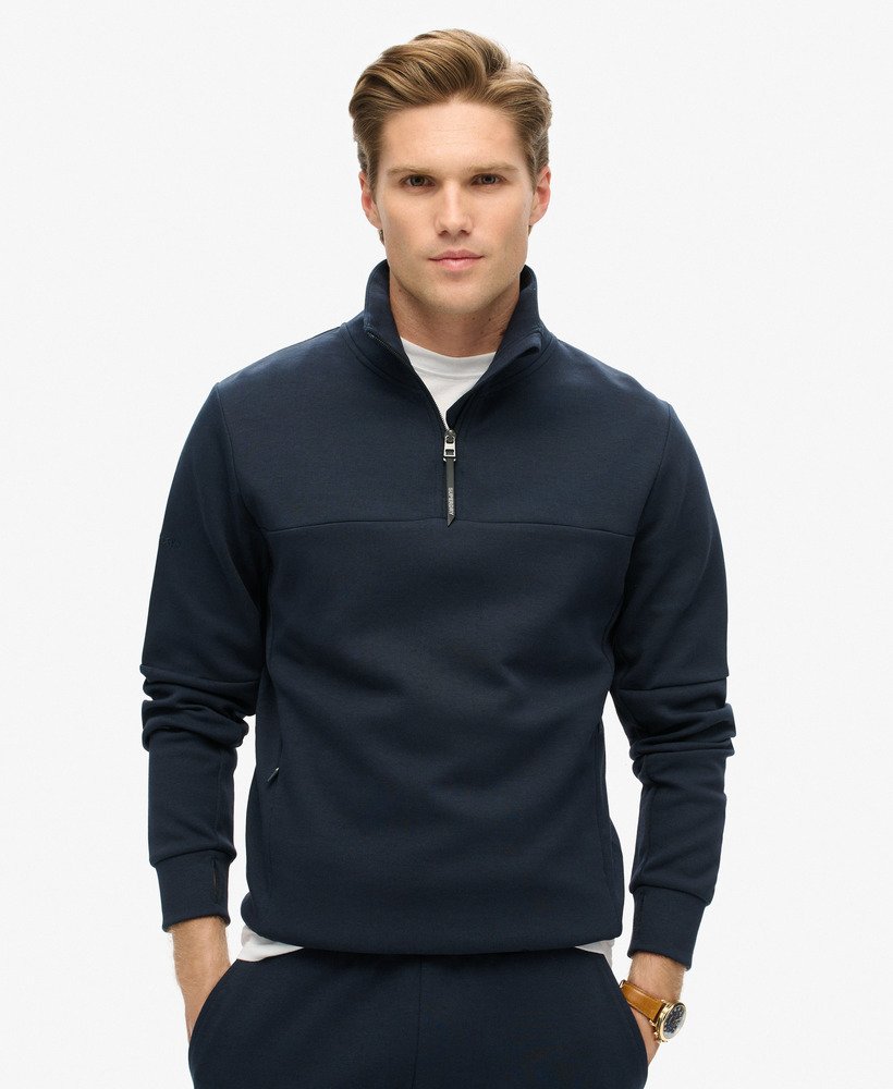 bluza tech loose half zip w kolorze gŁĘbokiego granatu