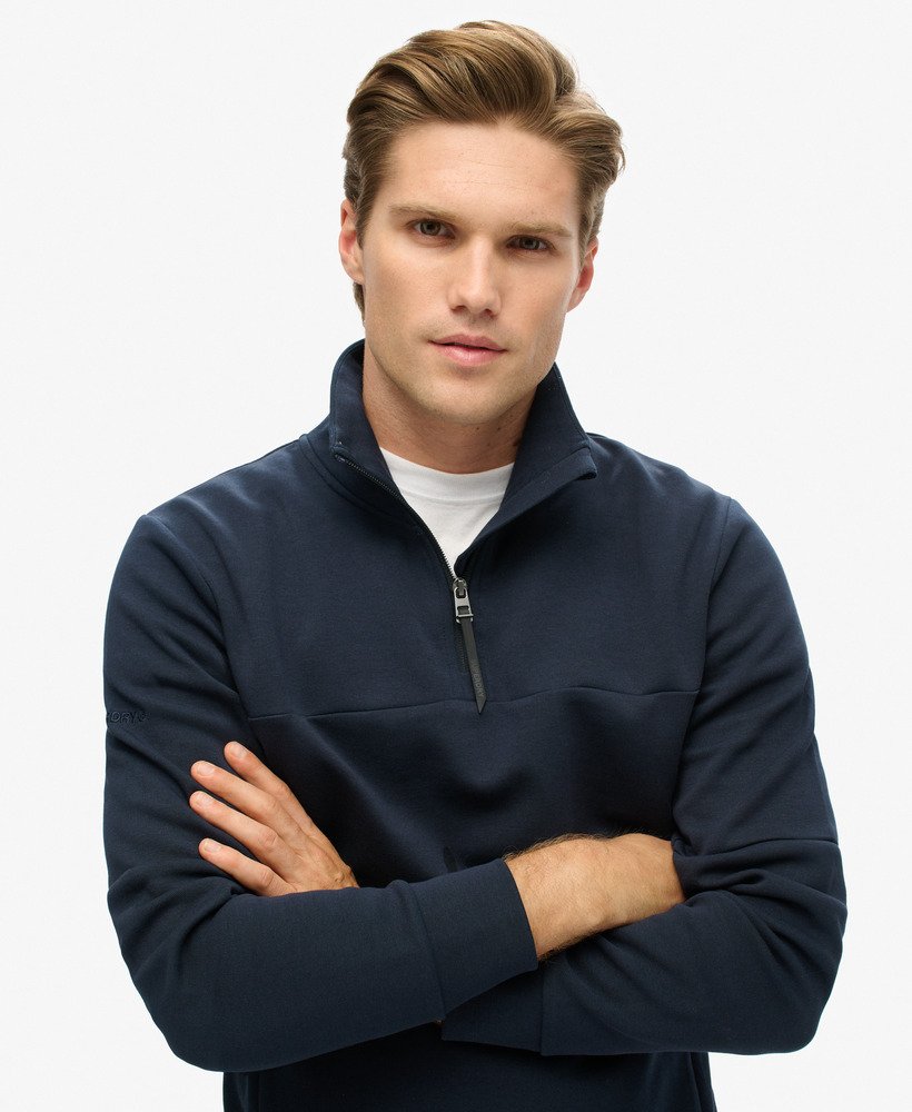 bluza tech loose half zip w kolorze gŁĘbokiego granatu