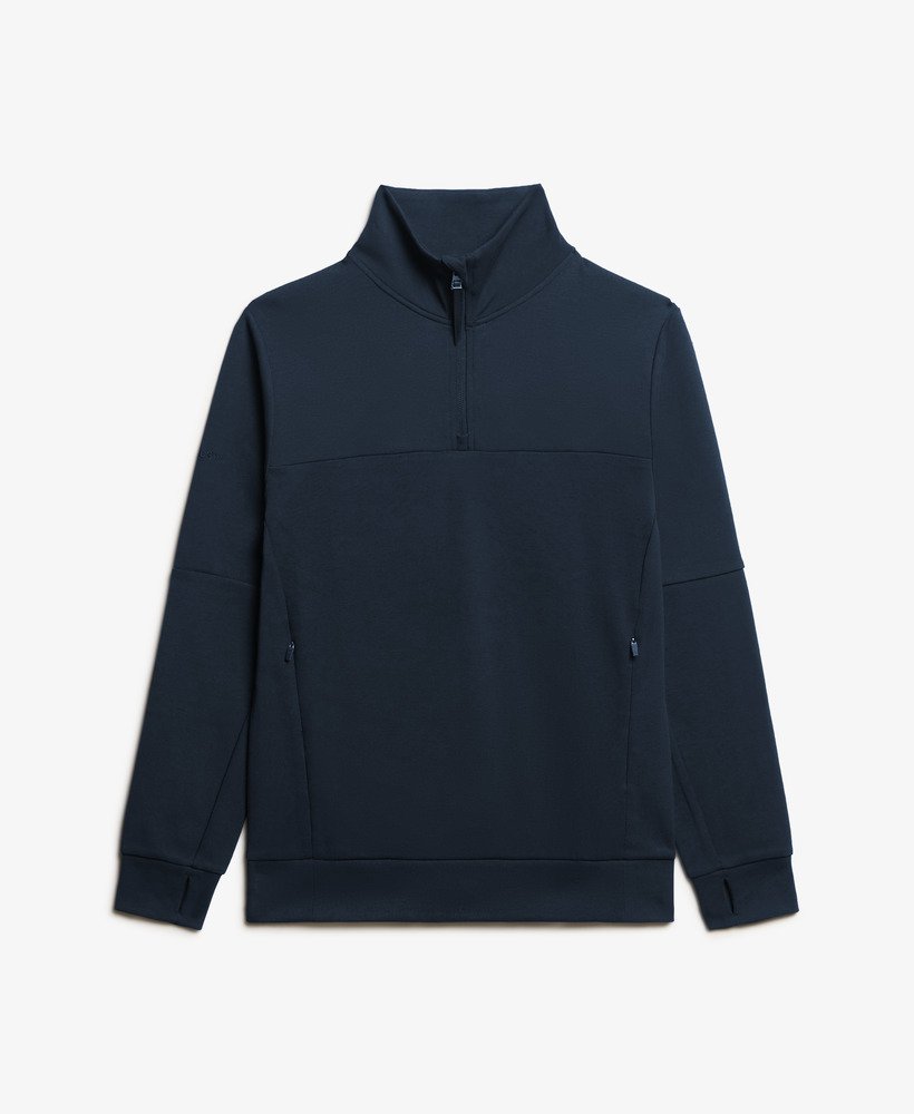 bluza tech loose half zip w kolorze gŁĘbokiego granatu