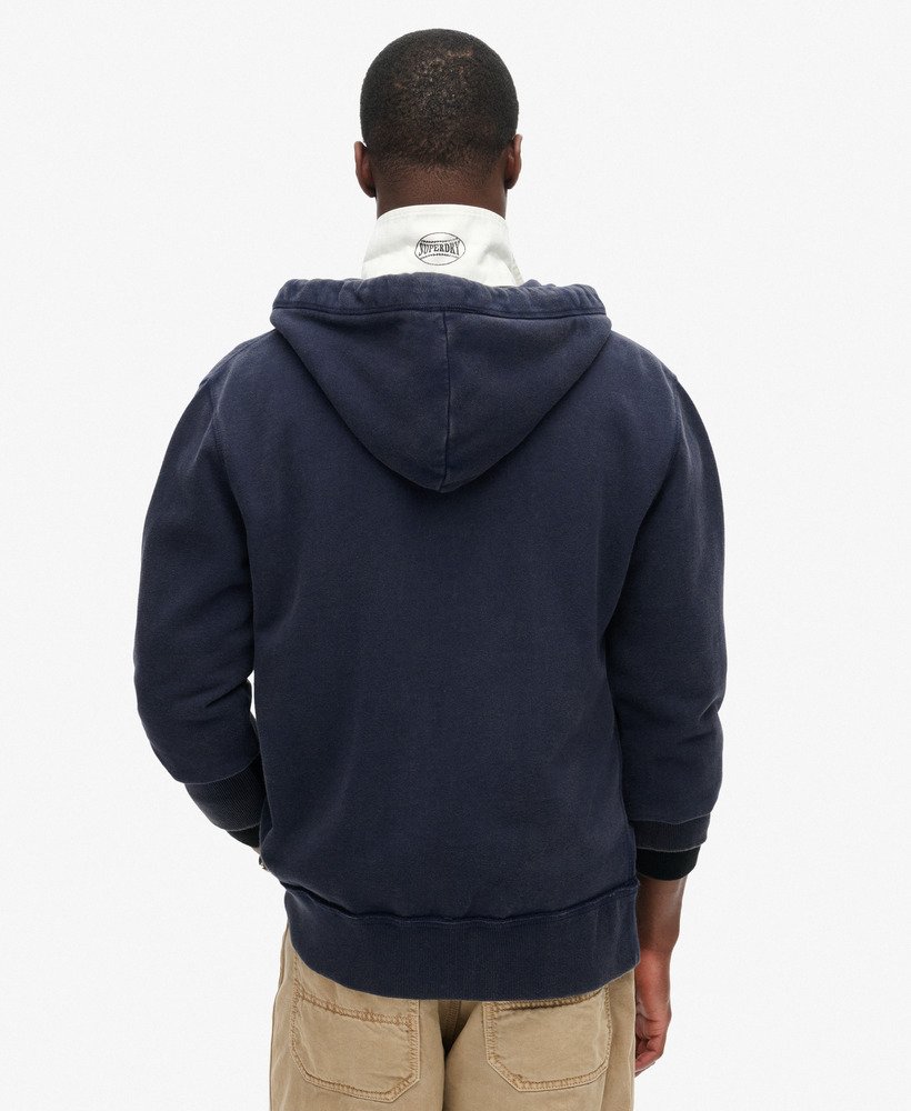 bluza z kapturem vintage athletic w kolorze rich navy