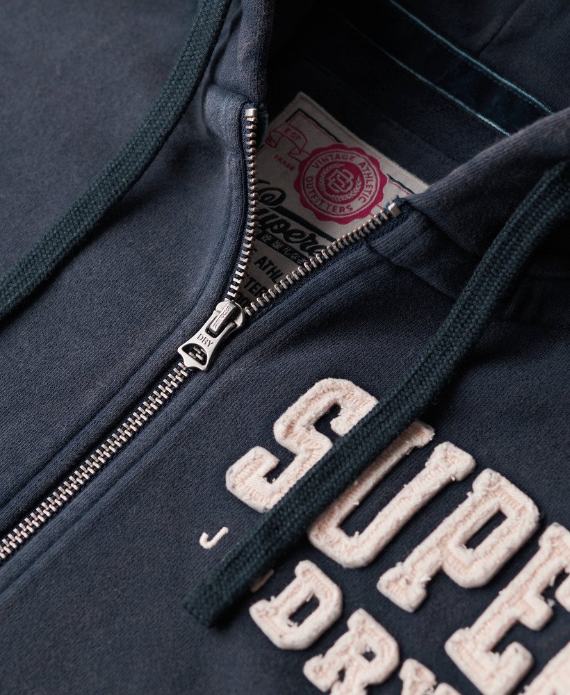 bluza z kapturem vintage athletic w kolorze rich navy