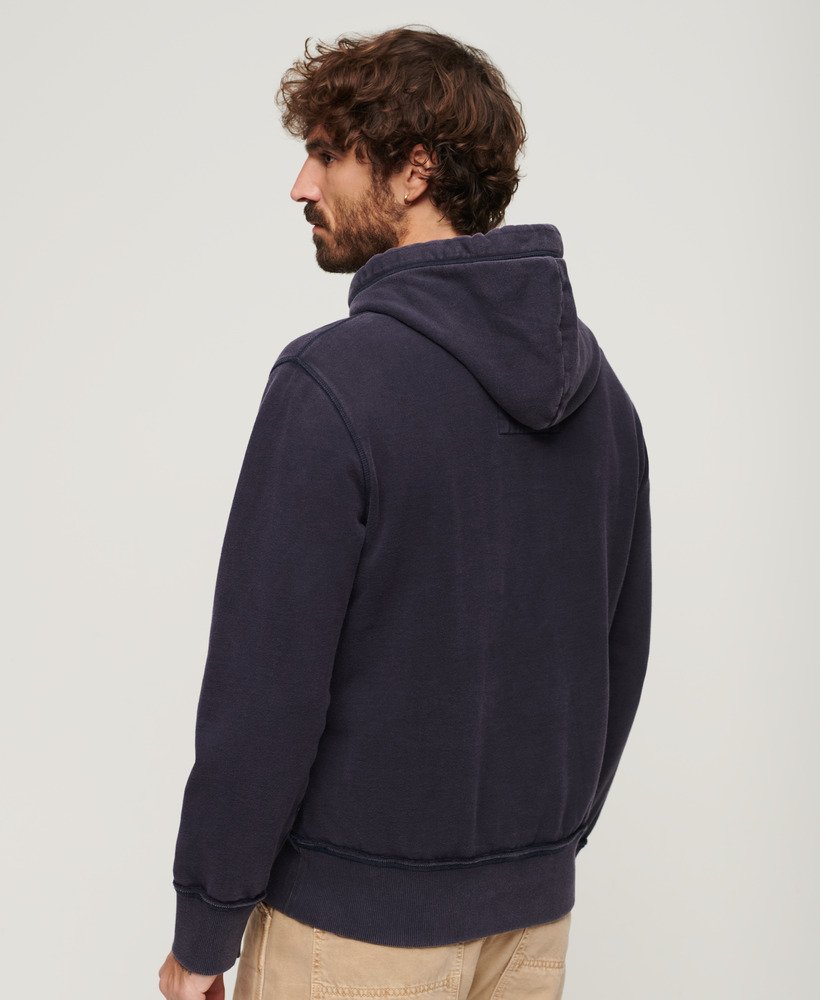 bluza z kapturem vintage athletic w kolorze eclipse navy