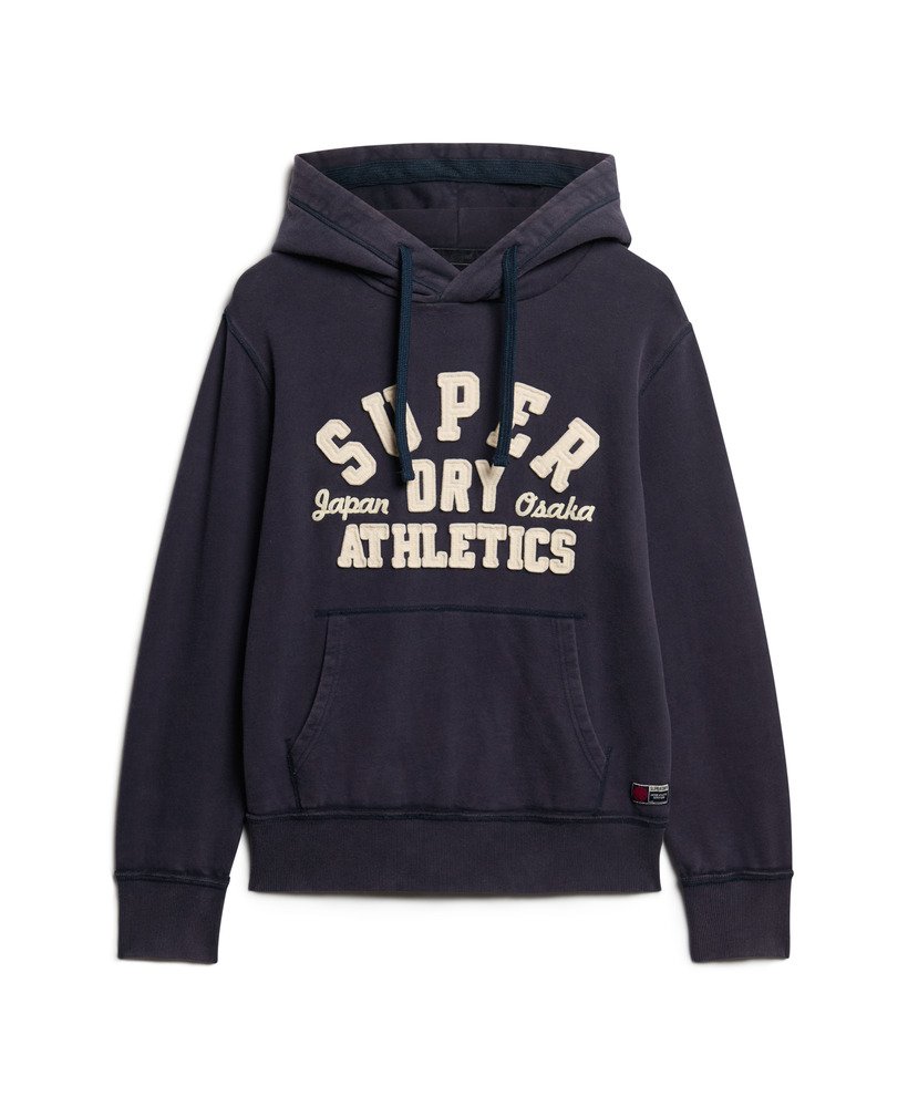 bluza z kapturem vintage athletic w kolorze eclipse navy