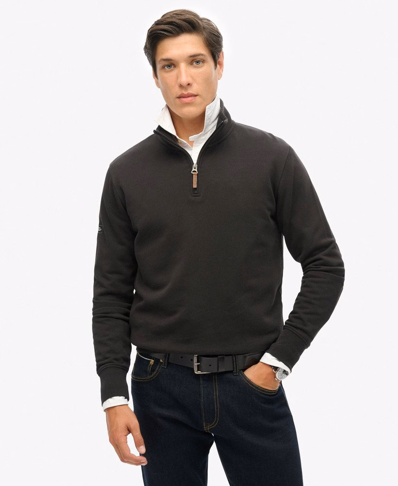 Bluza z logo Core zapinana na pół suwaka