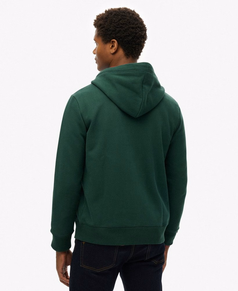 Bluza z kapturem Essential Logo Half Brushed zapinana na zamek